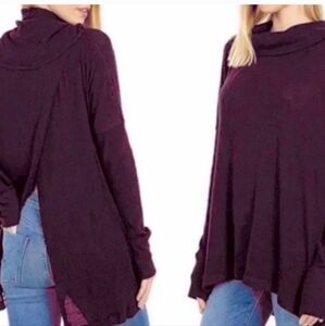 Free People Juicy Long Sleeve Thermal Top in Date Night Size XS NWT MSRP $88